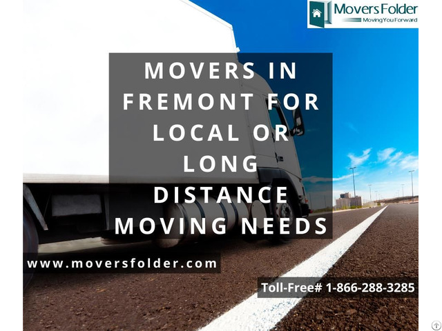 Movers In Fremont For Local Or Long Distance Moving Needs