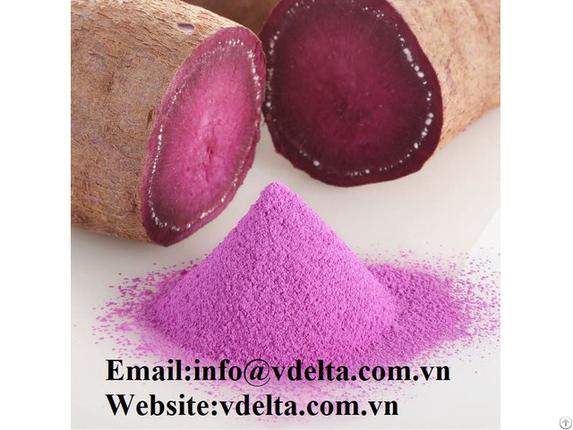 High Quality Organic Purple Sweet Potato Powder Vdelta