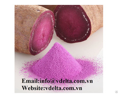 High Quality Organic Purple Sweet Potato Powder Vdelta