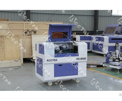 Mini Co2 Laser Engraving Machine 90w Akj6040 For Rubber Acrylic Wood Paper Pvc