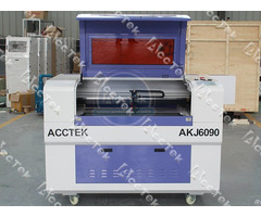 China Wood Laser Cutting Machine For Fabric Akj6090