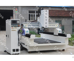 Jinan Akm1325 4a 4 Axis Atc Cnc Router Machine With 9 0kw Air Cooled Spindle