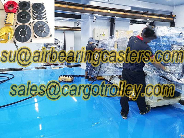 Air Bearing Casters Is Easy To Operating And Workers Can Hold It