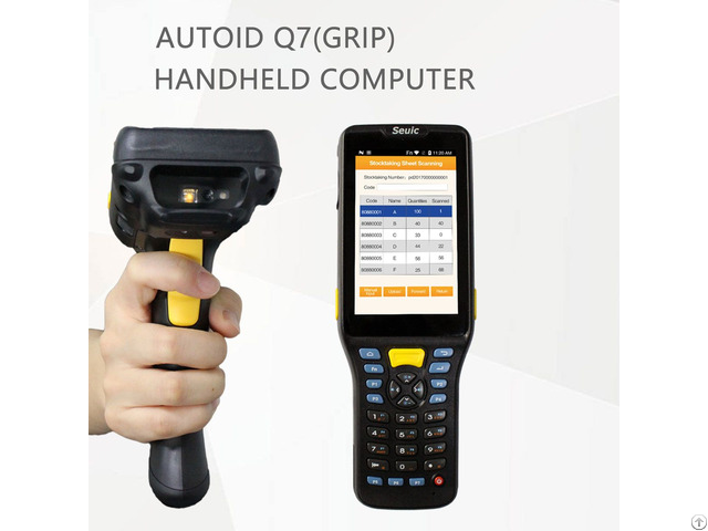 Autoid Q7 Grip Handheld Mobile Computer For Supply Chain Warehousing Capture Management