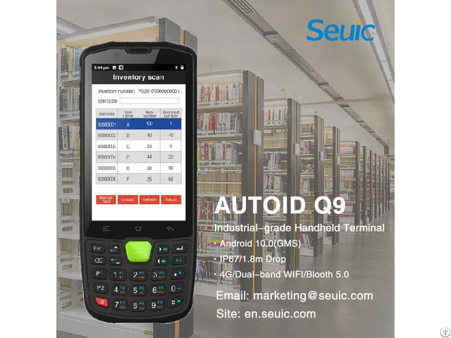 Seuic Autoid Q9 Ruggedness Industrial Grade Durable Mobile Computer 1d 2d Barcode Scanner