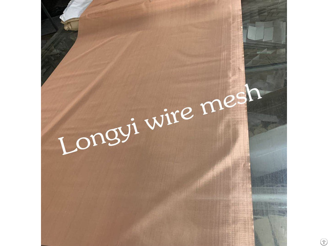 Red Copper Wire Screen 10 To 400 Mesh For Faraday Cage Farbic