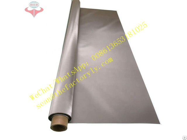 Pure Nickel Wire Screen 1 To 625 Mesh 20 Microns Cloth