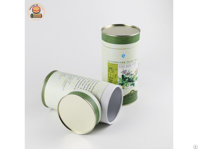 High Quality Canister Caddy Double Layers Paper Tube For Tea