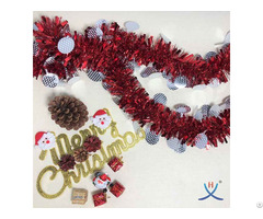 Hexing Best Selling Christmas Gingham Tinsel Great For Party