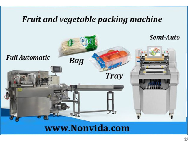 Fruits And Vegetables Packing Machine With Tray Packaging Solutions From Manufacturers