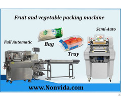 Fruits And Vegetables Packing Machine With Tray Packaging Solutions From Manufacturers