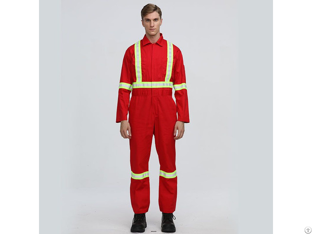 Cotton Fire Resistant Coveralls Safety Clothing Suppliers