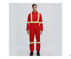 Cotton Fire Resistant Coveralls Safety Clothing Suppliers