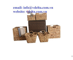 Big Collapsible Rattan Basket Best Selling From Viet Nam