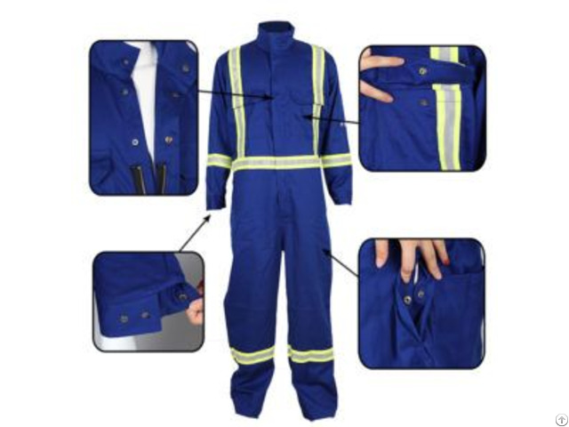 Anti Fire Coveralls With Reflective Tape