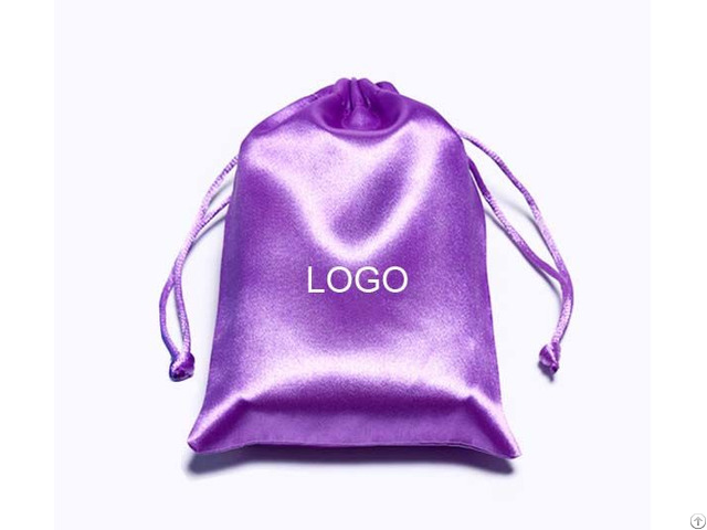 Purple Satin Gift Bag