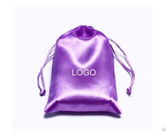 Purple Satin Gift Bag