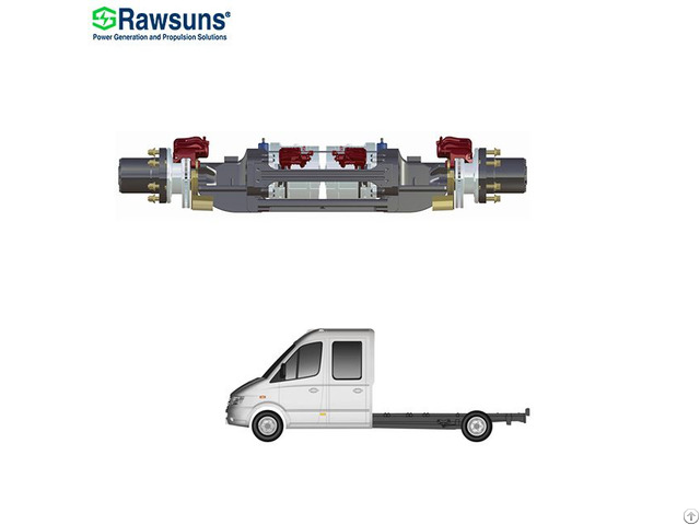 Electric Axle Motor Ev Driving System 5 Ton Car Conversion Kit