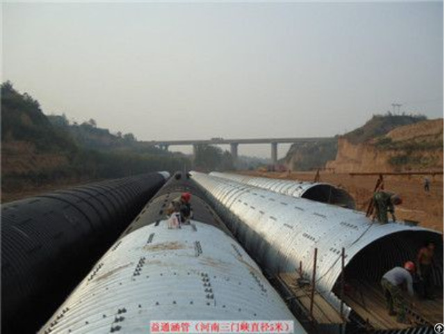 Riveted Galvanized Corrugated Steel Pipe