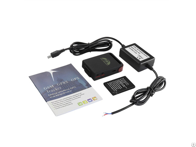 Car Gps102 2 Wire Charger Mini Gsm Gps Tracker With Sos Microphone