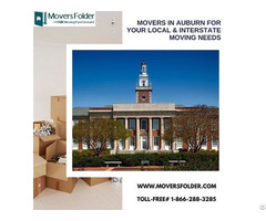 Movers In Auburn For Your Local And Interstate Moving Needs