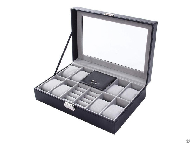 Custom Wholesale High Quality Pu Leather Watch Jewelry Boxes