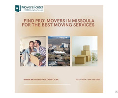 Find Pro Movers In Missoula For The Best Moving Services