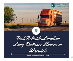 Find Reliable Local Or Long Distance Movers In Warwick