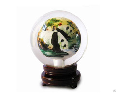 China Inside Painted Crystal Ball