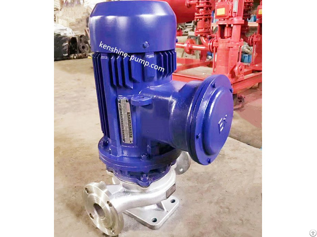 Ihgb Vertical Stainless Steel Explosion Proof Pipeline Centrifugal Pump