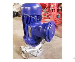 Ihgb Vertical Stainless Steel Explosion Proof Pipeline Centrifugal Pump