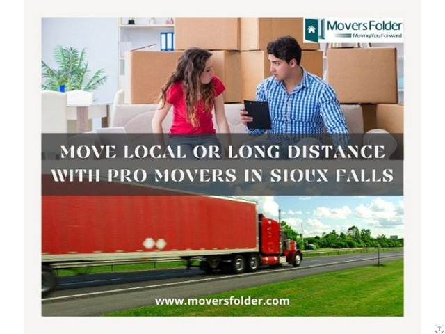Move Local Or Long Distance With Pro Movers In Sioux Falls