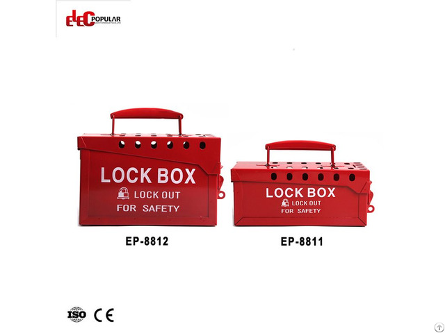 Metal Portable Lock Box Ep 8812