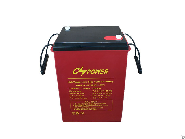 Cspower Htl Series 6v 420ah High Temperature Deep Cycle Long Life Gel Battery For Solar