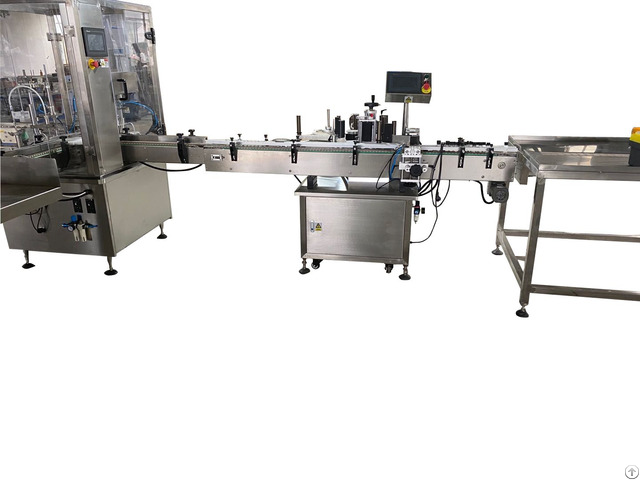 Automatic Cbd Oil Bottle Filling Plugging Capping Machine