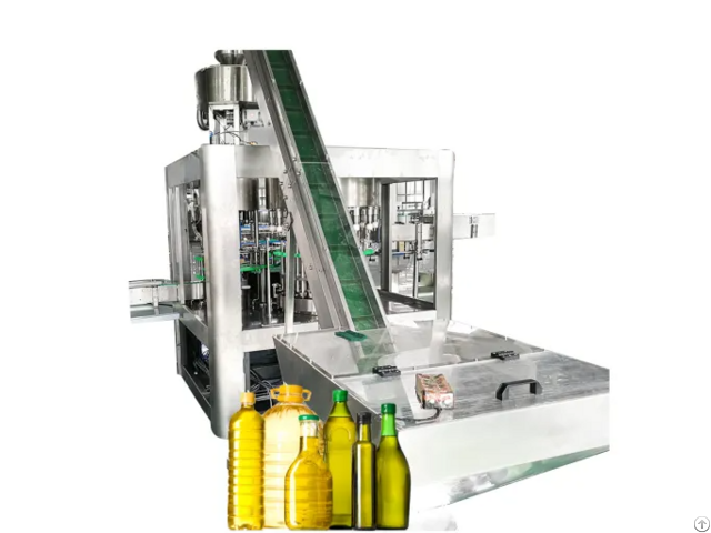 Monoblock Rotary Oil Filling Machine