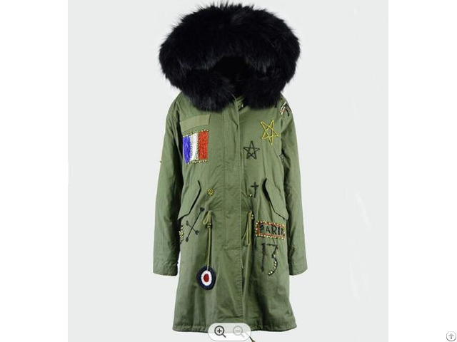 Winter Thick Warm Parka Faux Fur Lined Overcoat