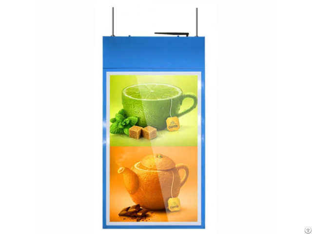 43 49 55 Inch Ultra Thin Hanging Double Sided Digital Signage