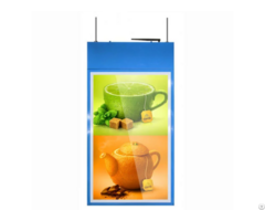 43 49 55 Inch Ultra Thin Hanging Double Sided Digital Signage