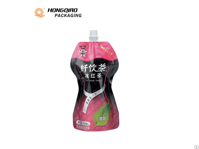 Food Packaging Plastic Bag Special Shape Spout Pouch