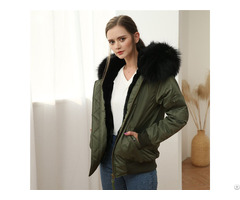 Meifng Bomber Jacket New Style Warm Lining Apparel With Faux Fur