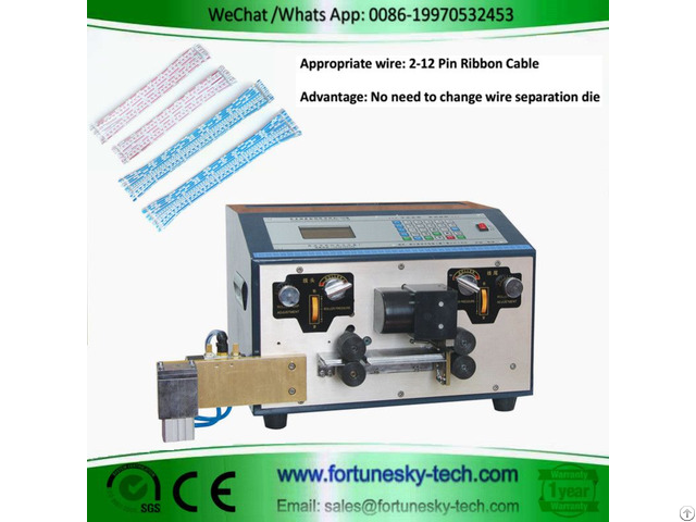 Automatic Flat Ribbon Cable Frc Strip Cut Split Machine