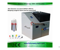 Automatic Wire Threading Stripping Ferrule Crimping Machine