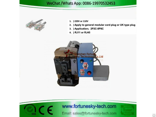 Rj45 8p8c Crimping Machine