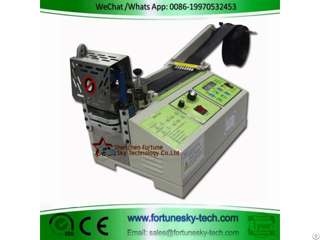 Automatic Hot Cold Strip Cutting Machine For Webbing Ribbon Velcro