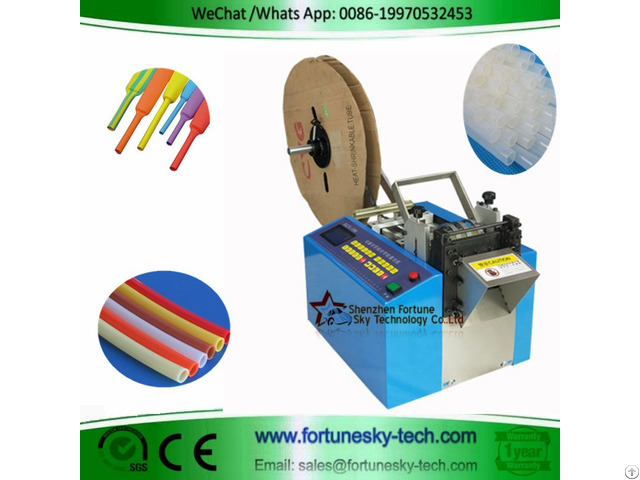 Automatic Silicone Transparent Tubing Roll To Sheet Cutting Machine