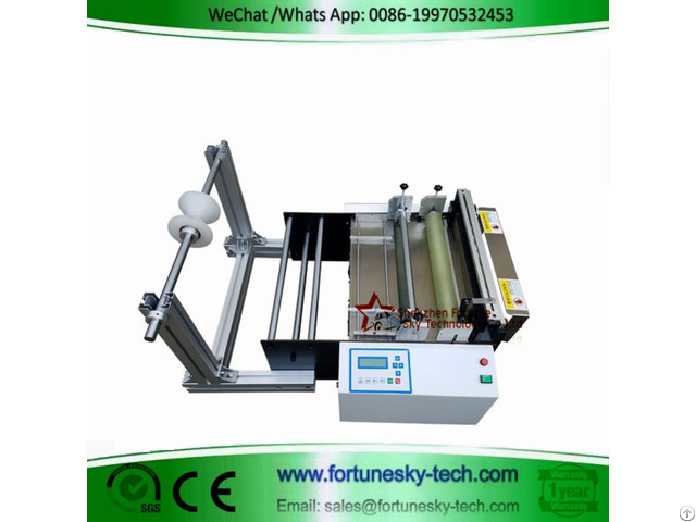 Electric Eye Roll To Sheet Cutting Machine For Smart Phone Membrane Label Barcode