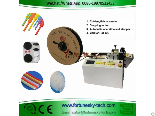 Fully Automatic Silicone Rubber Tube Roll To Sheet Cutting Machine