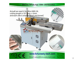 Fully Automatic Double Ends Wire Cutting Stripping Twisting Dip Soldering Machine