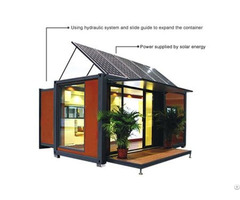 20ft 40ft Expandable Flat Pack Prefab Module Container House With Solar Energy